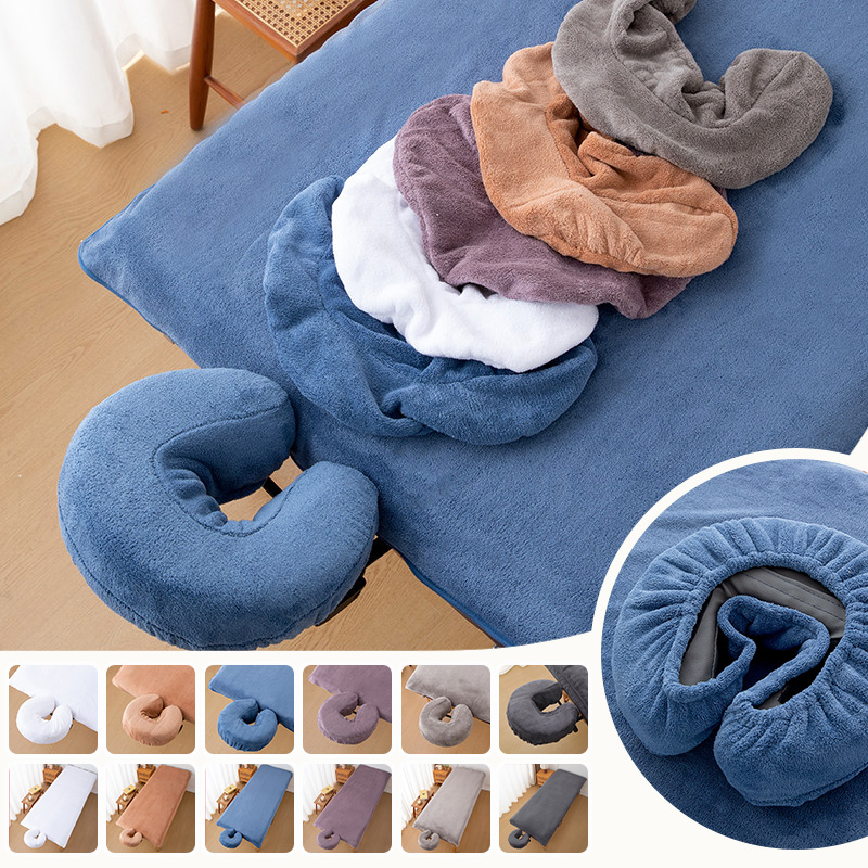 Spa Wellness Beauty - Coral Fleece Beauty Salon Bed Sheets