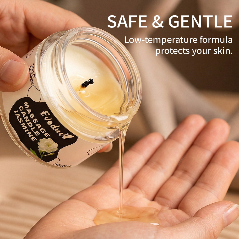 Massage Candle Melting - Massage Oil Candle Jasmine Soy Wax