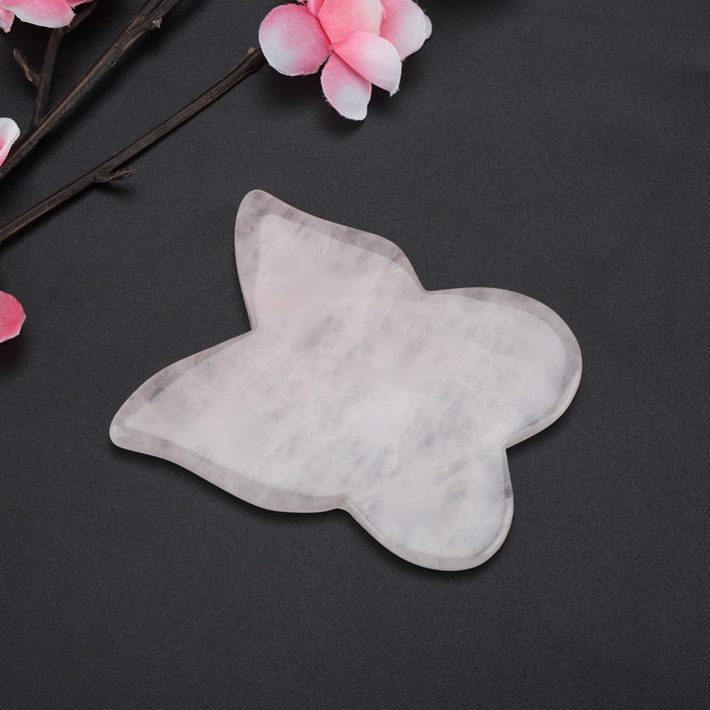 Gua Sha Tool Rose Quartz - Facial Kits Pink Rose Quartz Massage