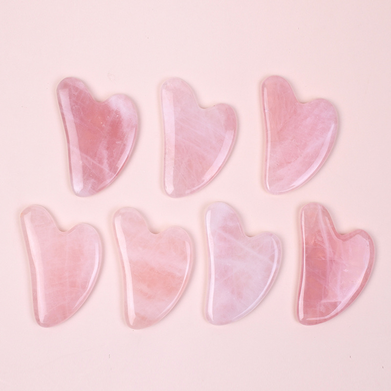Gua Sha Tool Rose Quartz - Hot Selling A+ Rose Quartz Gua