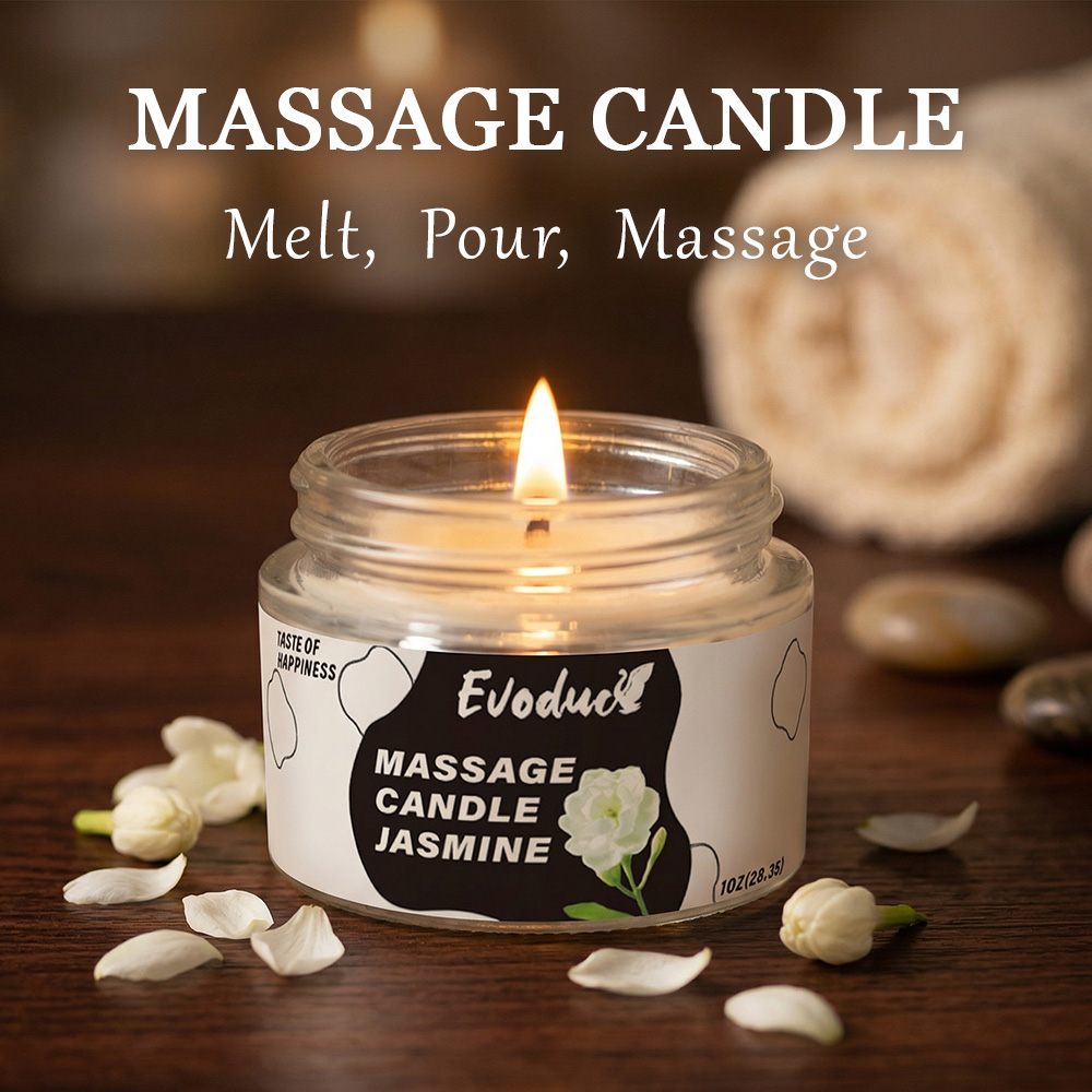 Massage Oil Candle Jasmine Soy - огляд і ціна Massage Candle Melting