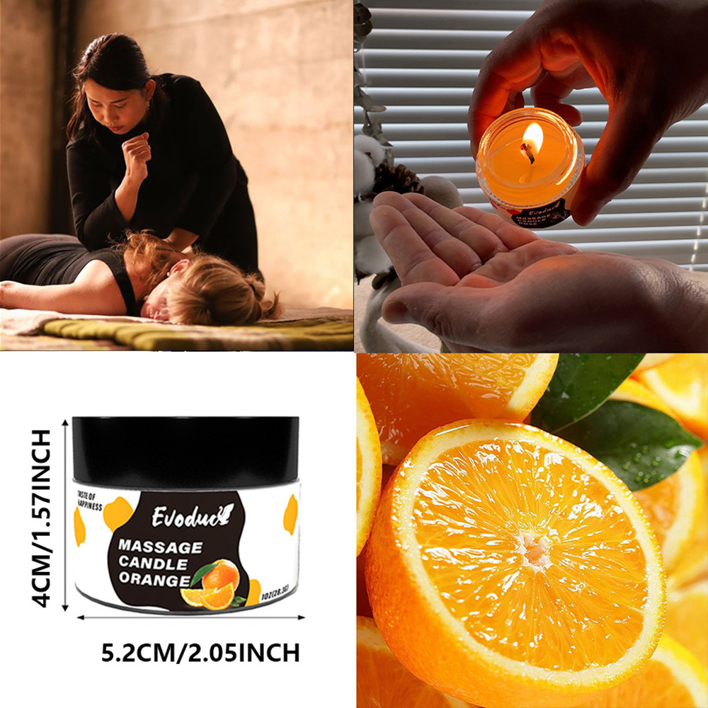 Massage Oil Candle Sweet Orang - огляд і ціна Massage Candle Melting