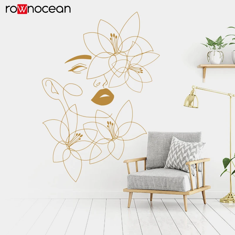 One Line Wall Decals Beauty Wa - огляд і ціна Spa Wellness Beauty