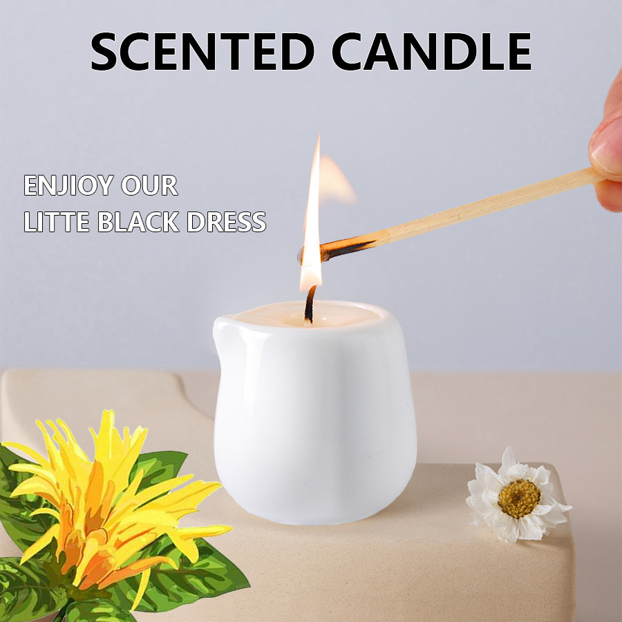 Ceramic Massage Oil Candle Lit - огляд і ціна Massage Candle Melting
