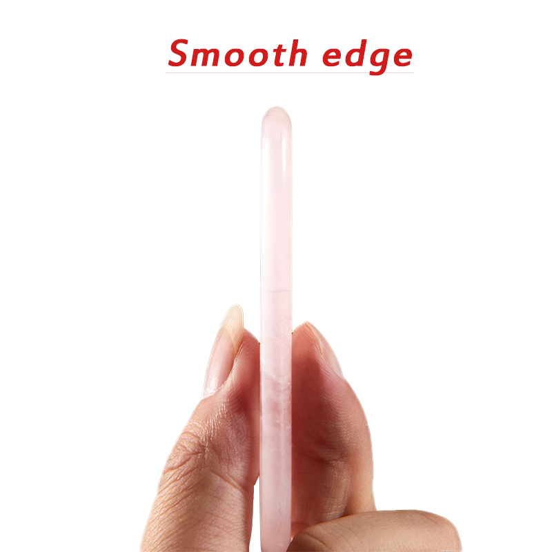 Natural Stone Jade Gouache Scr - огляд і ціна Gua Sha Tool Rose Quartz