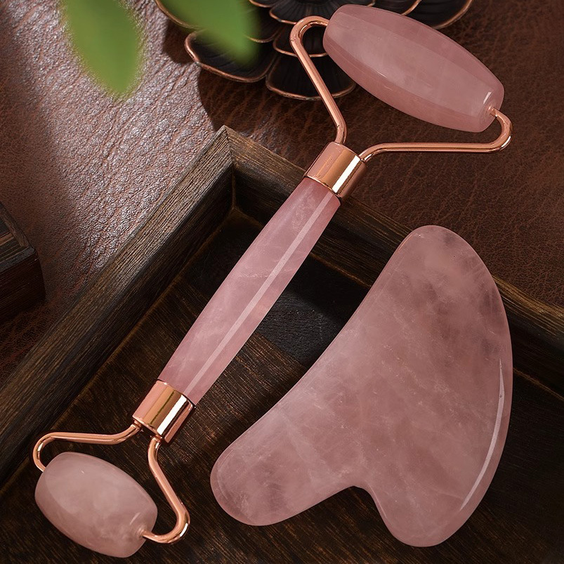 Rose Quartz Face Roller Gua Sh - огляд і ціна Gua Sha Tool Rose Quartz