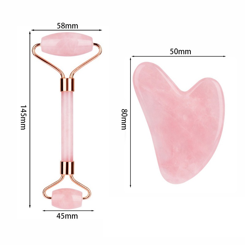 Rose Quartz Face Roller Gua Sh - огляд і ціна Gua Sha Tool Rose Quartz