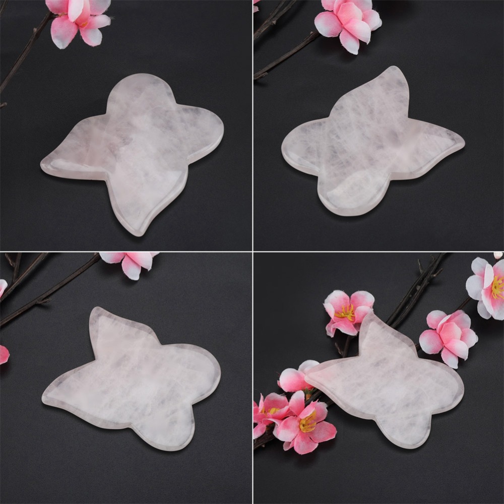 Facial Kits Pink Rose Quartz M - огляд і ціна Gua Sha Tool Rose Quartz