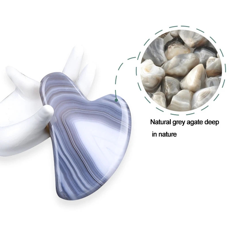 10pcs Natural Jade Gua Sha Set - огляд і ціна Gua Sha Tool Rose Quartz