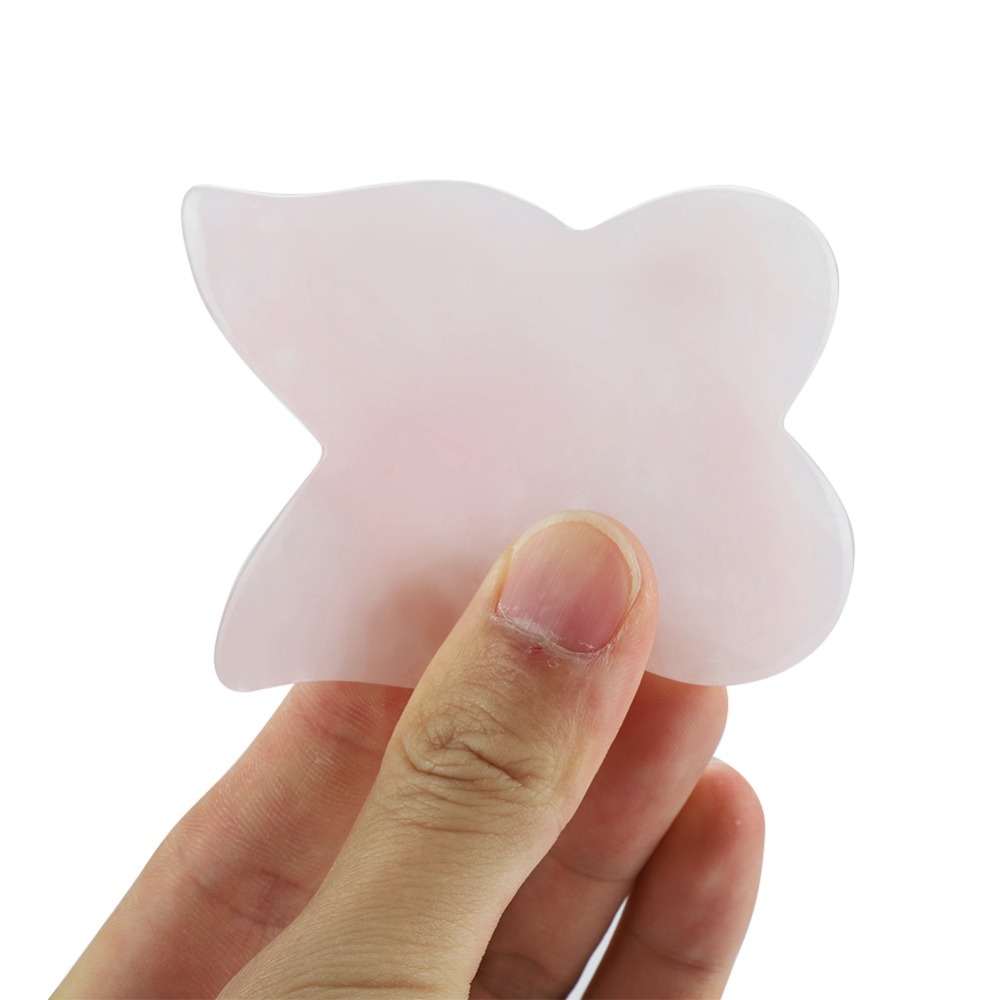 Facial Kits Pink Rose Quartz M - огляд і ціна Gua Sha Tool Rose Quartz