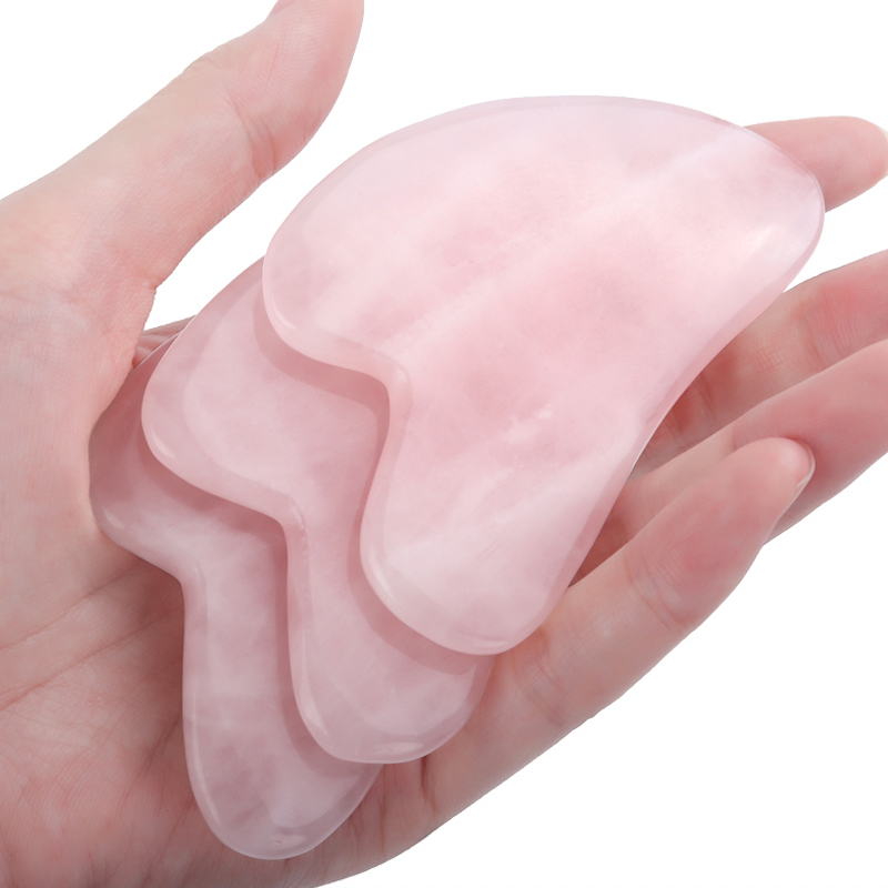 Rose Quartz Jade Guasha Massag - огляд і ціна Gua Sha Tool Rose Quartz