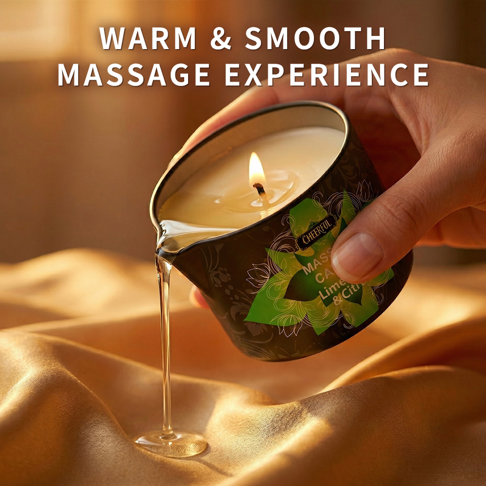 Lime Basil Citrus Massage Oil  - огляд і ціна Massage Candle Melting