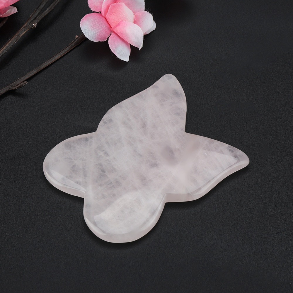Facial Kits Pink Rose Quartz M - огляд і ціна Gua Sha Tool Rose Quartz