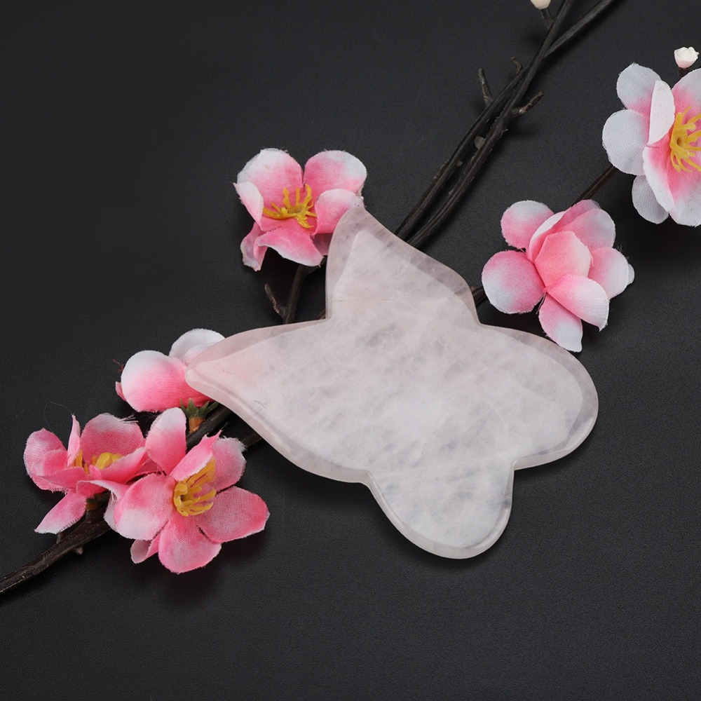 Facial Kits Pink Rose Quartz M - огляд і ціна Gua Sha Tool Rose Quartz
