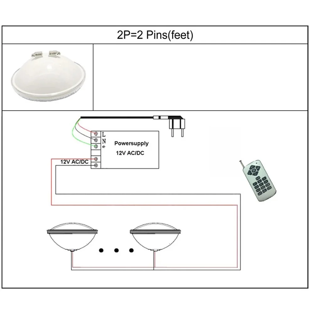 45W 18W RGB LED Underwater Lig - огляд і ціна Xy Spa & Wellness Photos