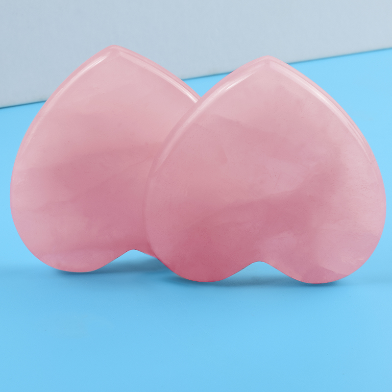 Rose Quartz Heart Shape Face C - огляд і ціна Gua Sha Tool Rose Quartz
