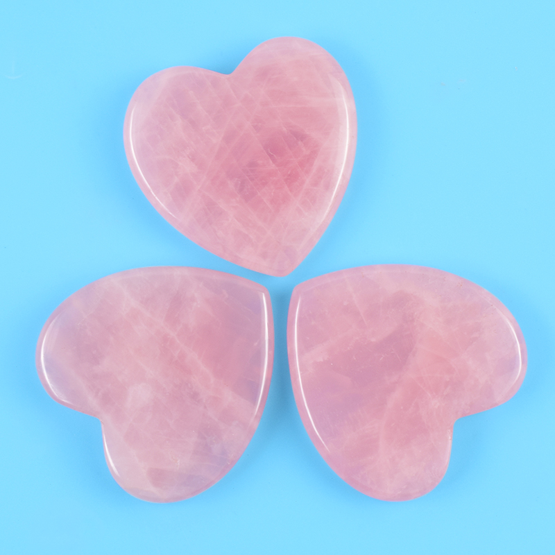 Rose Quartz Heart Shape Face C - огляд і ціна Gua Sha Tool Rose Quartz